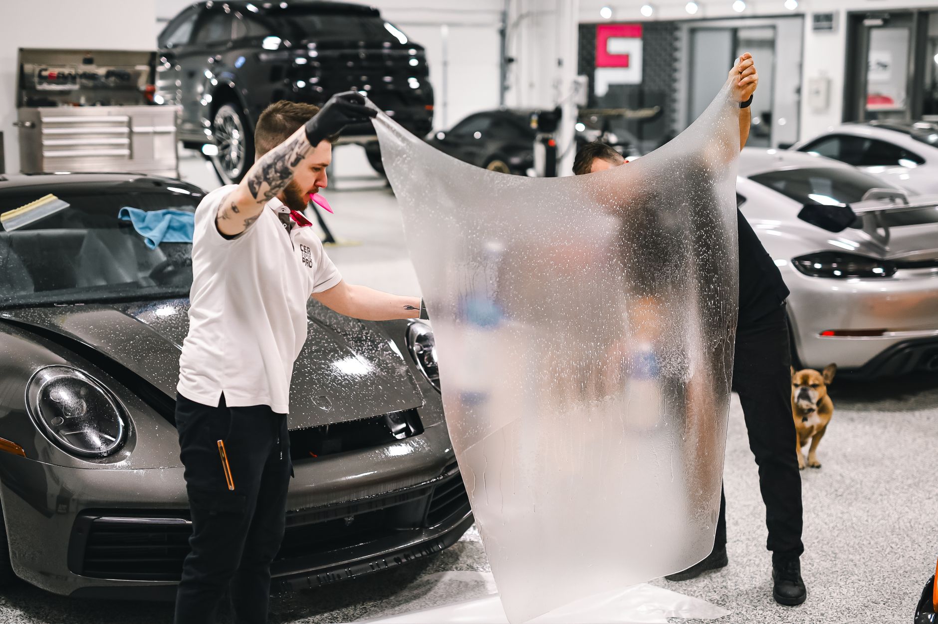 hand washing car detailingのプロ施工イメージ